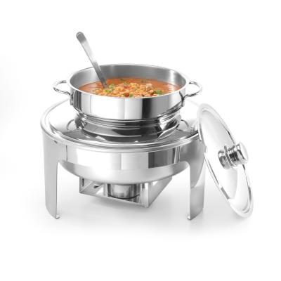 Chafing na polévku vysoký lesk, HENDI, Profi Line, 10L, ⌀420x(H)380mm | 470244